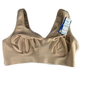 Women'S Smoothtec Comfortflex Fit Wirefree Bra Nude Color Size 3XL